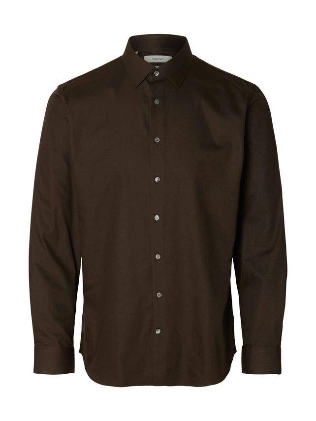 Slhslim Performance Shirt Ls Noos fra Selected