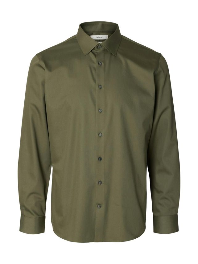 Slhslim Performance Shirt Ls Noos fra Selected