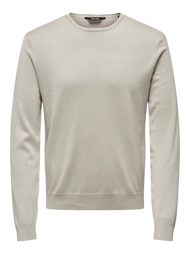 Onswyler Life Reg 14 Ls Crew Knit N fra Only & Sons