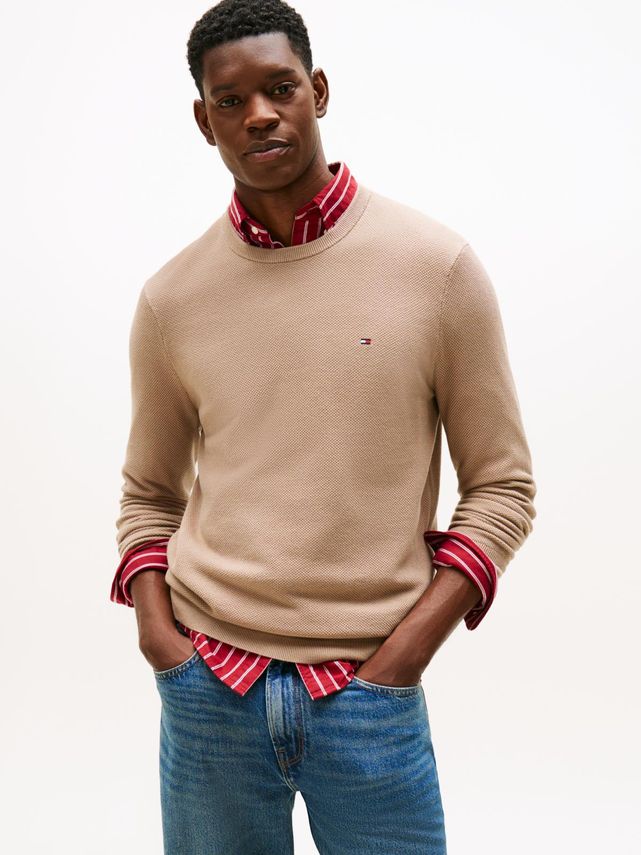 Essential Structure Crew Neck fra Tommy Hilfiger