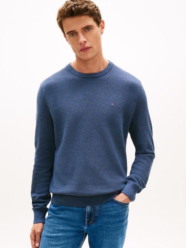 Essential Structure Crew Neck fra Tommy Hilfiger