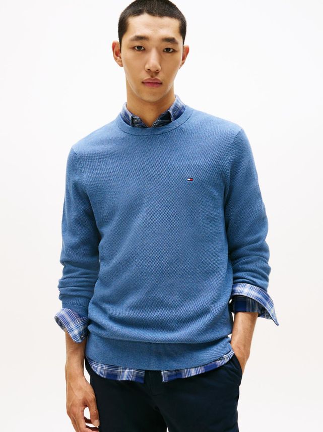 Essential Structure Crew Neck fra Tommy Hilfiger