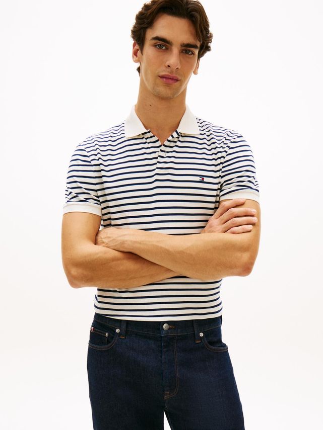 Liquid Cotton Reg Seasonal Polo fra Tommy Hilfiger