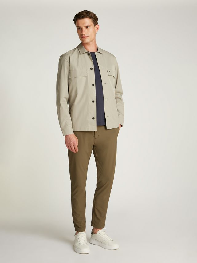 Cotton Blend Overshirt fra Calvin Klein