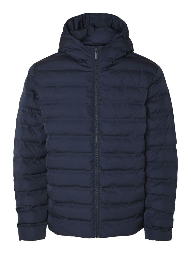 Slhbarry Quilted Hoodjacket Noos fra Selected