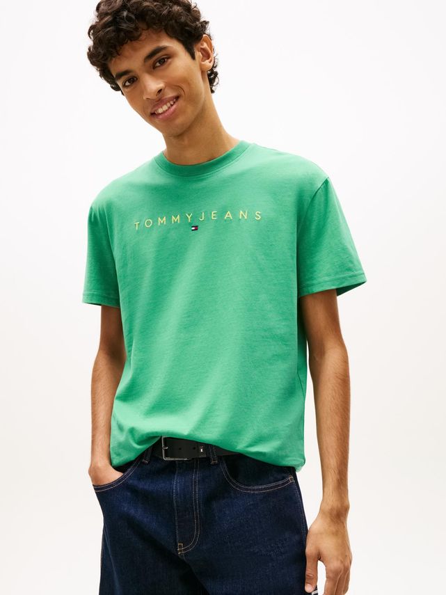 Tjm Reg Linear Logo Tee Ext fra Tommy Jeans