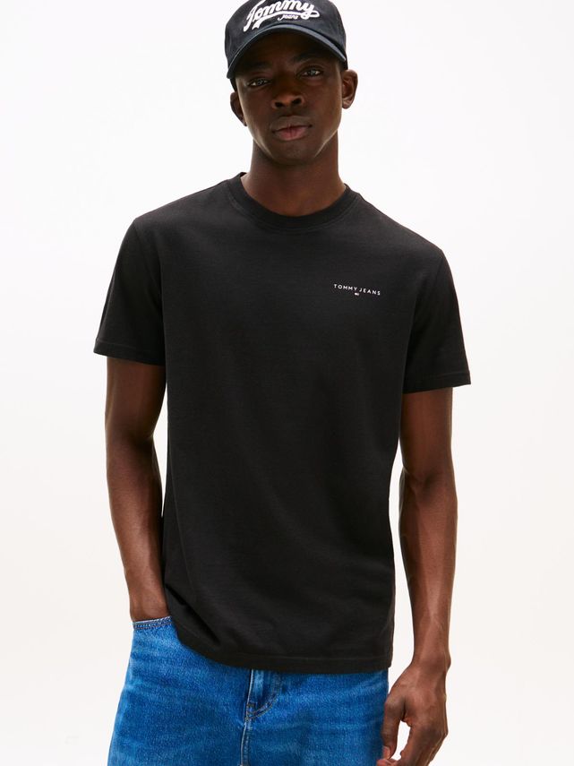 Tommy Jeans Tjm Slim Linear Chest Tee – Fantastisk tilbud!