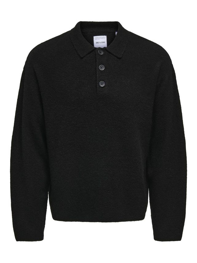 Onsrush Life Ds 7 Button Polo Knit fra Only & Sons