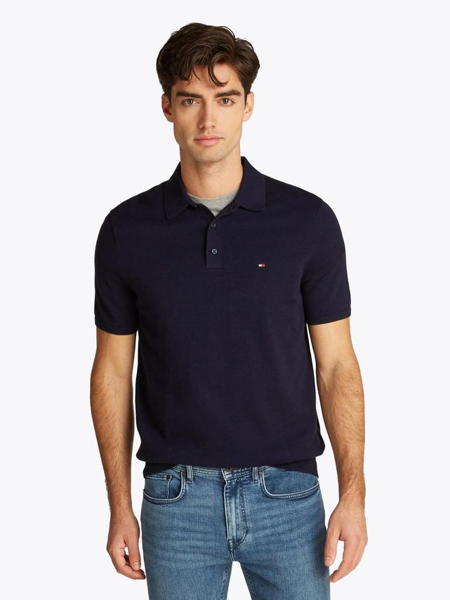 Essential Cotton Knitted Polo fra Tommy Hilfiger