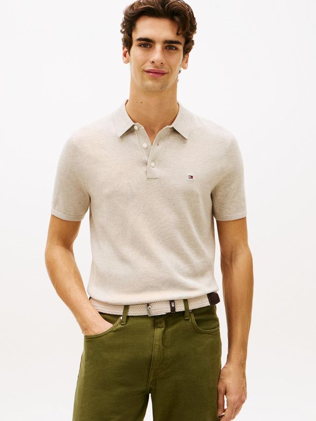 Essential Cotton Knitted Polo fra Tommy Hilfiger
