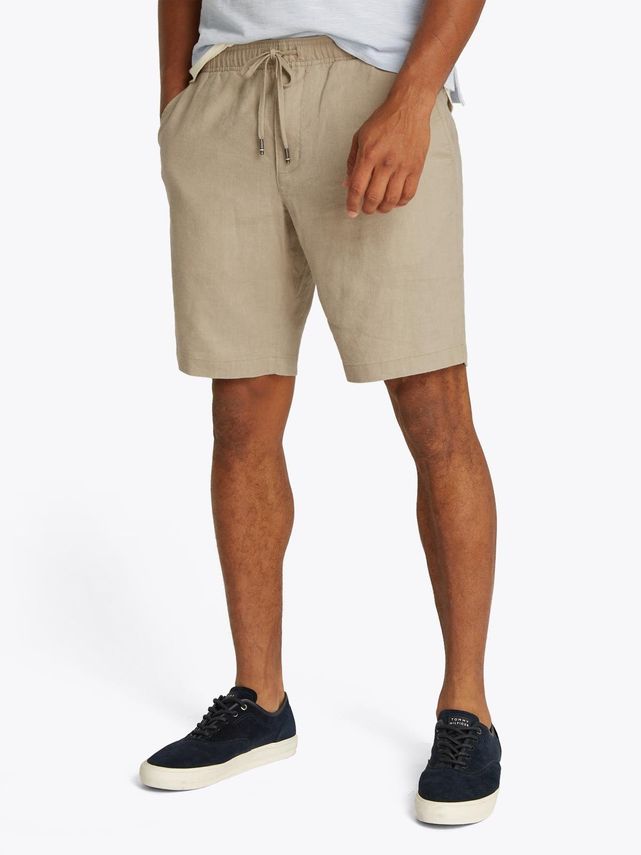 Harlem Po Linen Short fra Tommy Hilfiger