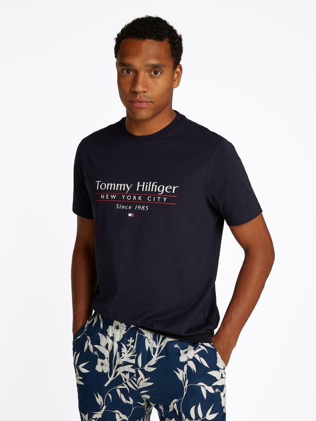 Hilfiger Center Stack Tee fra Tommy Hilfiger