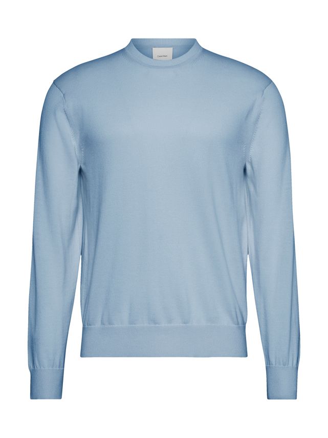 Calvin Klein Supima Bomulds Crewneck Sweater - Black Friday Tilbud