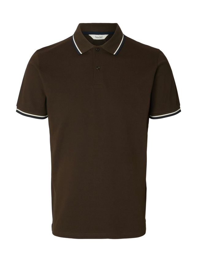 Slhslim Atlas Sport Ss Polo fra Selected