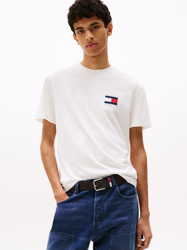 Tjm Reg Flag Graph Bckprnt T Ext fra Tommy Jeans