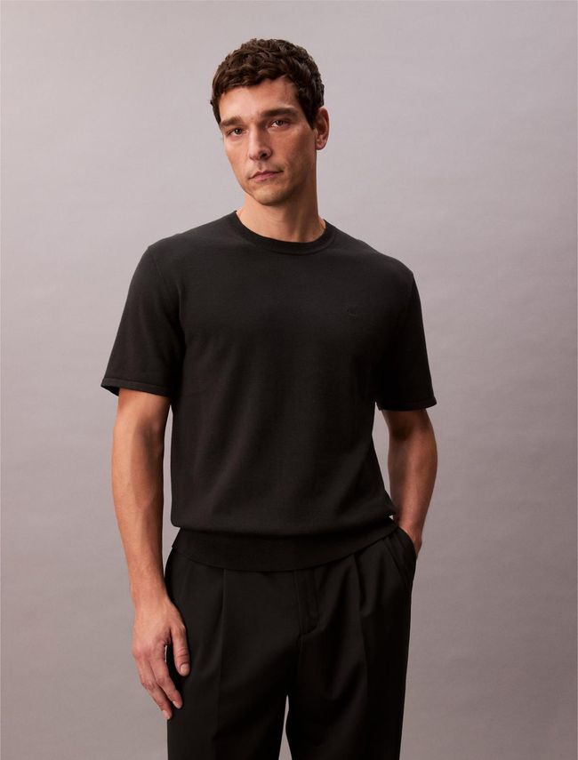 Calvin Klein Supima Bomulds Crew - Fantastisk Udsalg!