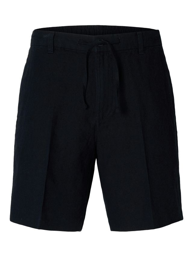 Slhregular Leroy Linen Bld Shorts N fra Selected