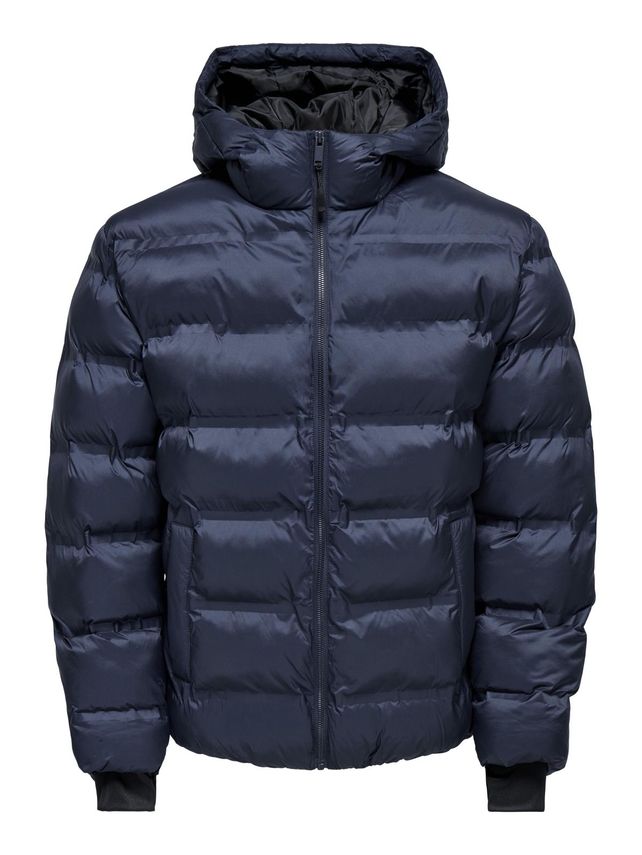 Onsunion Seamles Life Hood Puffer J fra Only & Sons