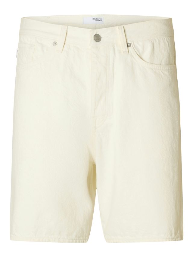 Slhreg Alex 201 Ecru Hemp Shorts fra Selected