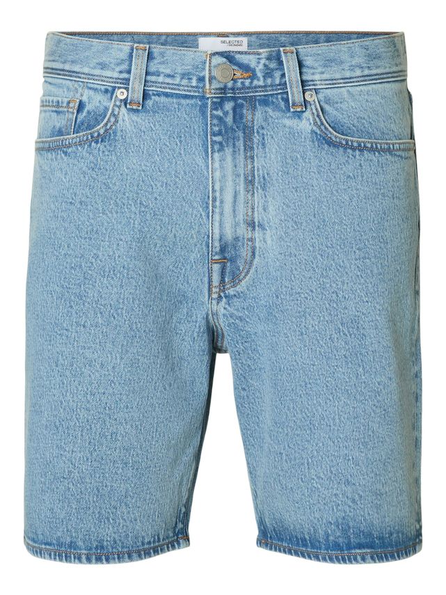 Slhreg Alex Light Blue Denim Shorts fra Selected