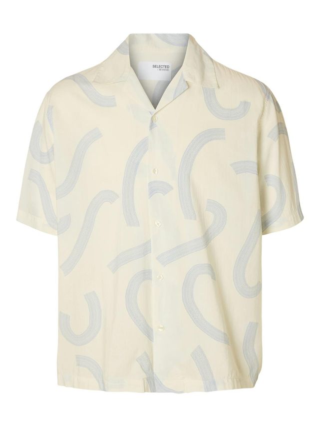Slhrlxair Mix Ss Shirt fra Selected