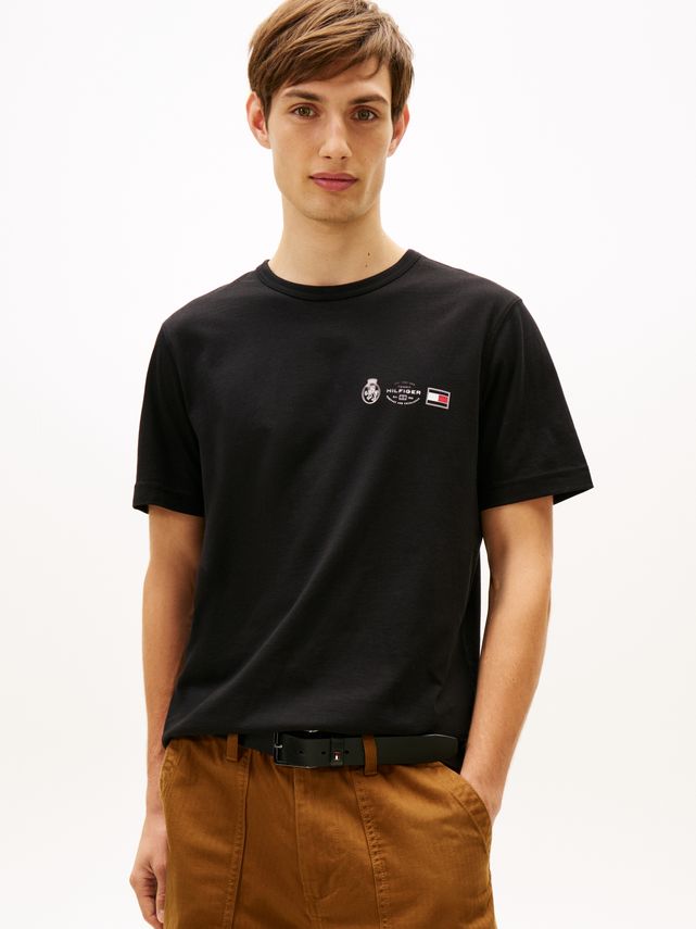 Small Crest Outline Tee fra Tommy Hilfiger