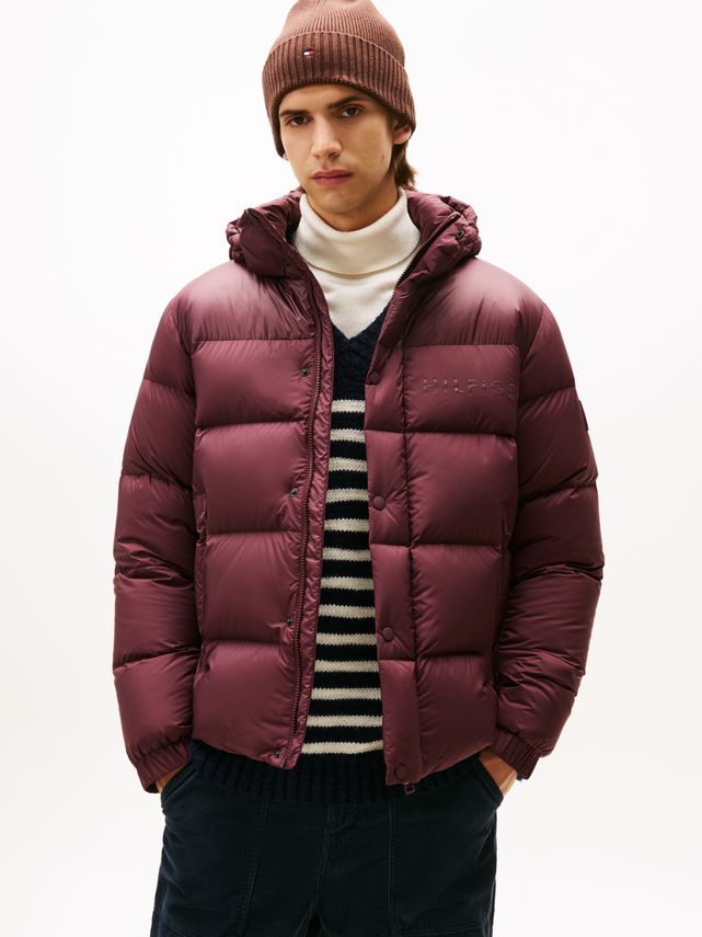 Mix Down Hooded Puffer fra Tommy Hilfiger