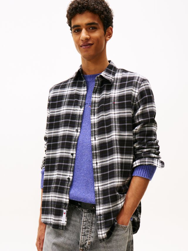 Tjm Reg Flannel Check Shirt Ext fra Tommy Jeans