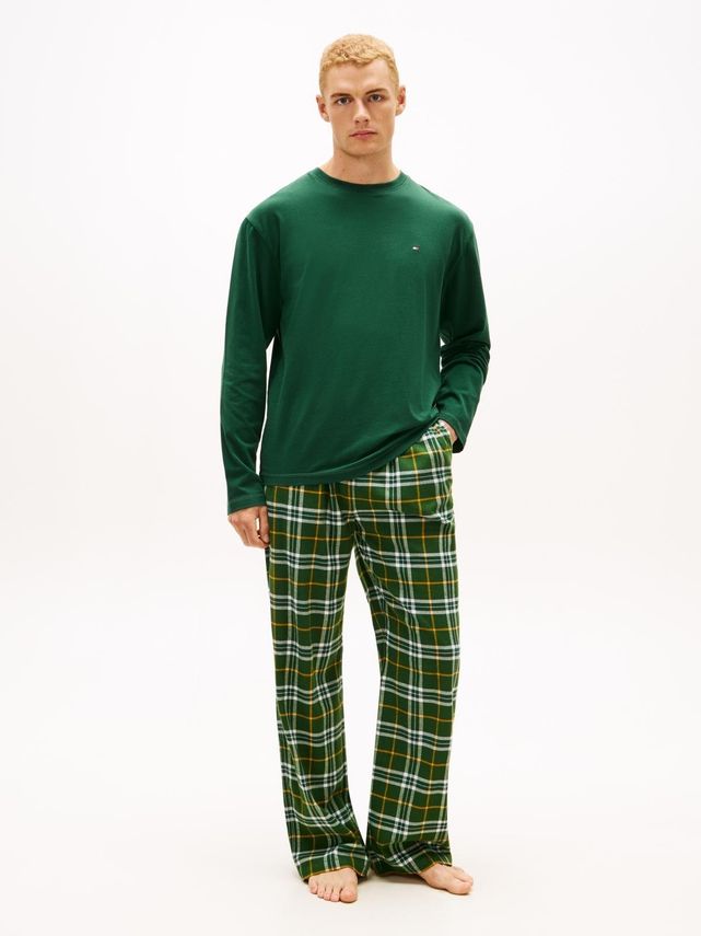 Ls Pj Relaxed Flannel Print fra Tommy Hilfiger