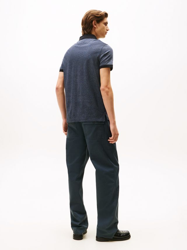 Mouline Check Jacquard Reg Polo fra Tommy Hilfiger