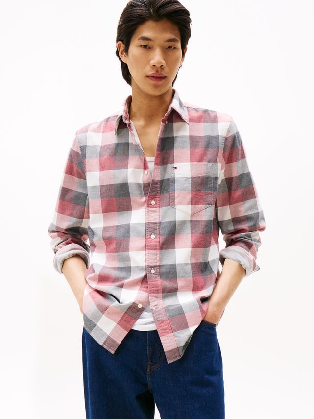 Corduroy Check Rf Shirt fra Tommy Hilfiger