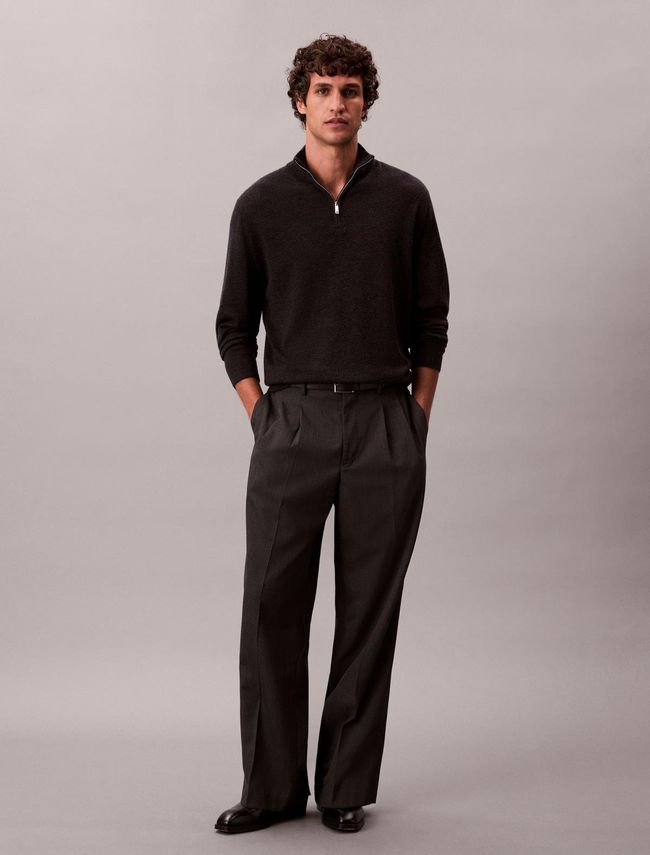 Ls 100% Merino Qz 14gg fra Calvin Klein
