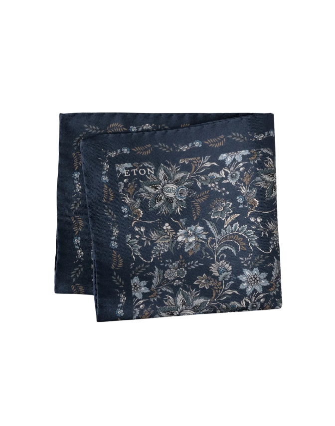 Floral Silk Pocket Square fra Eton