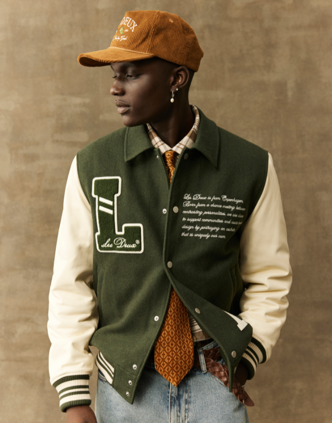 Varsity Wool Jacket fra Les Deux