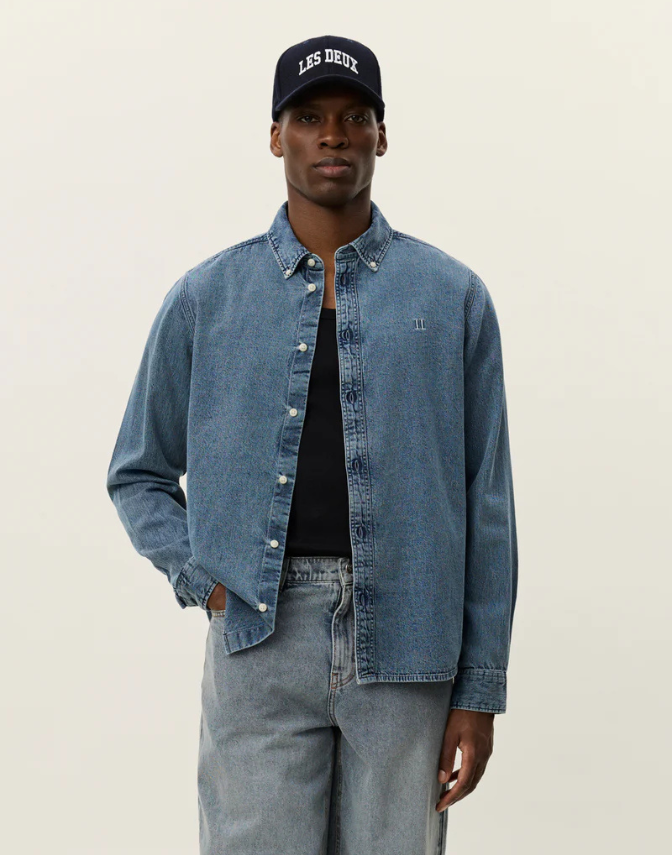 Konrad Denim Shirt fra Les Deux