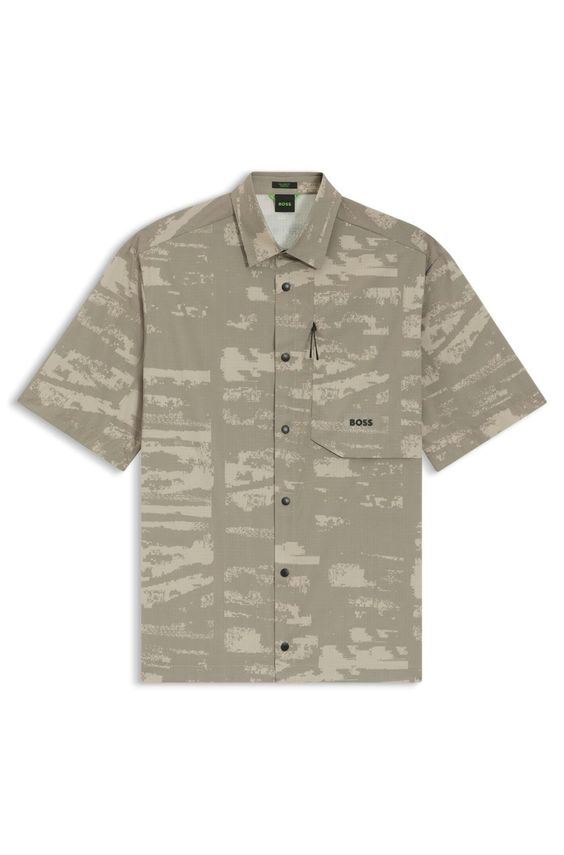 St Globe Print S 10277766 01 fra Boss Green