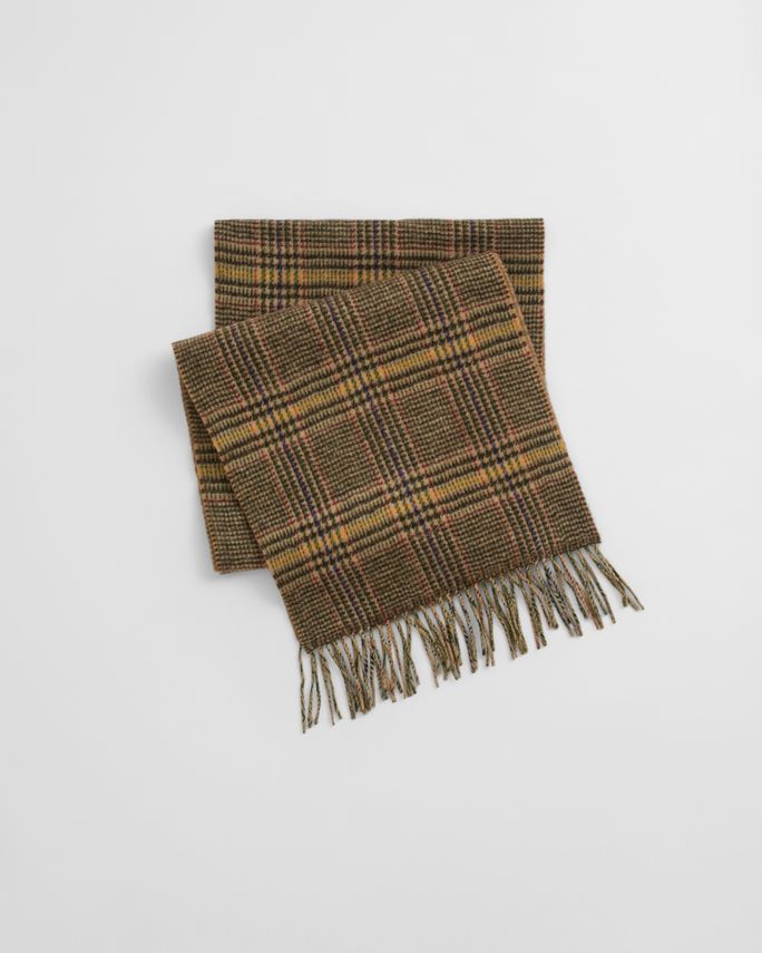 Double Faced Check Scarf fra Gant