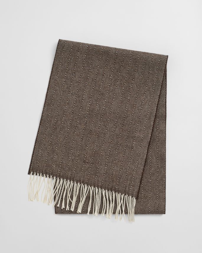 Wool Herringbone Scarf fra Gant