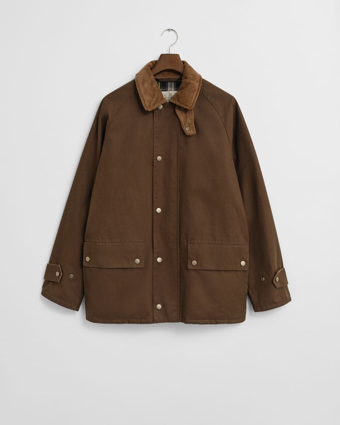 Waxed Barn Jacket fra Gant