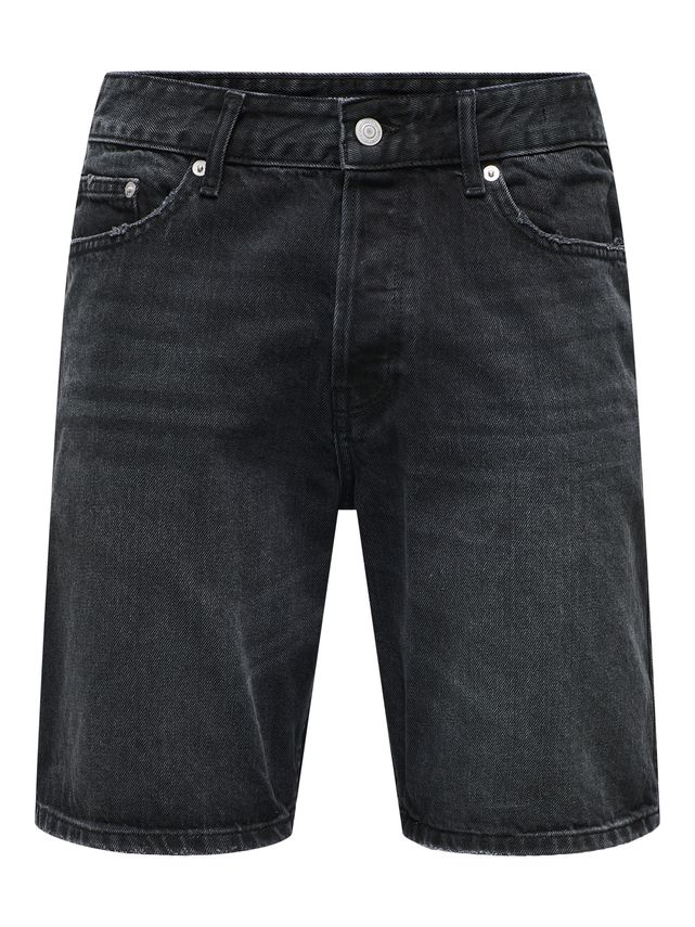 Onsedge Black 2047 Tai Dnm Shorts N fra Only & Sons