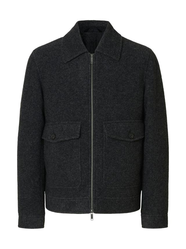 Slhjakob Wool Blend Jkt fra Selected