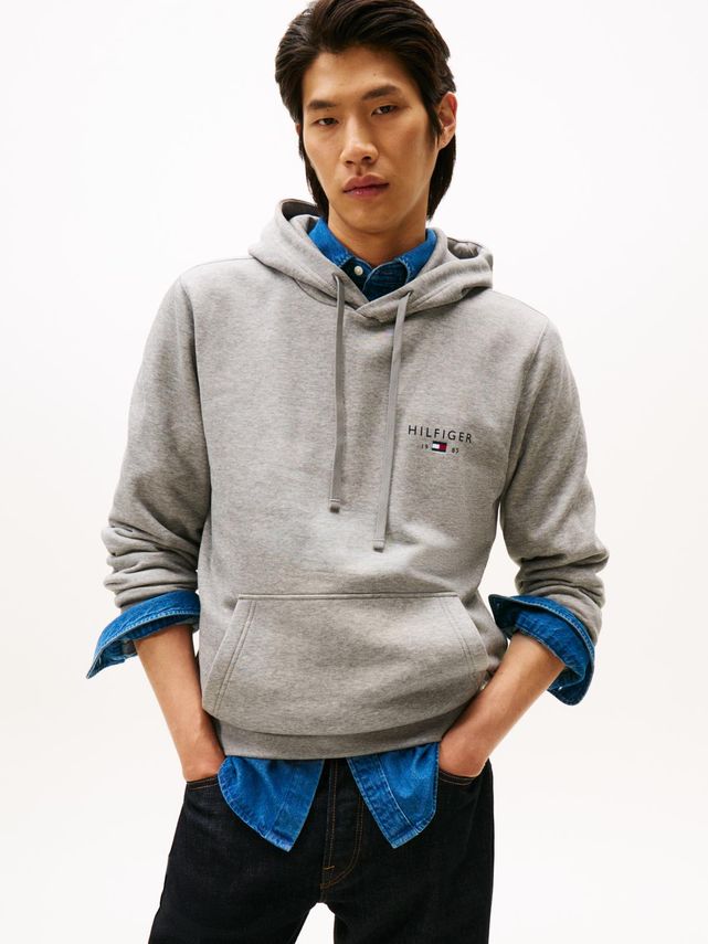 Brand Love Small Hilfiger Hoodie fra Tommy Hilfiger