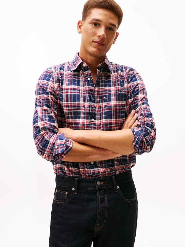 Oxford Heritage Plaid Rf Shirt fra Tommy Hilfiger
