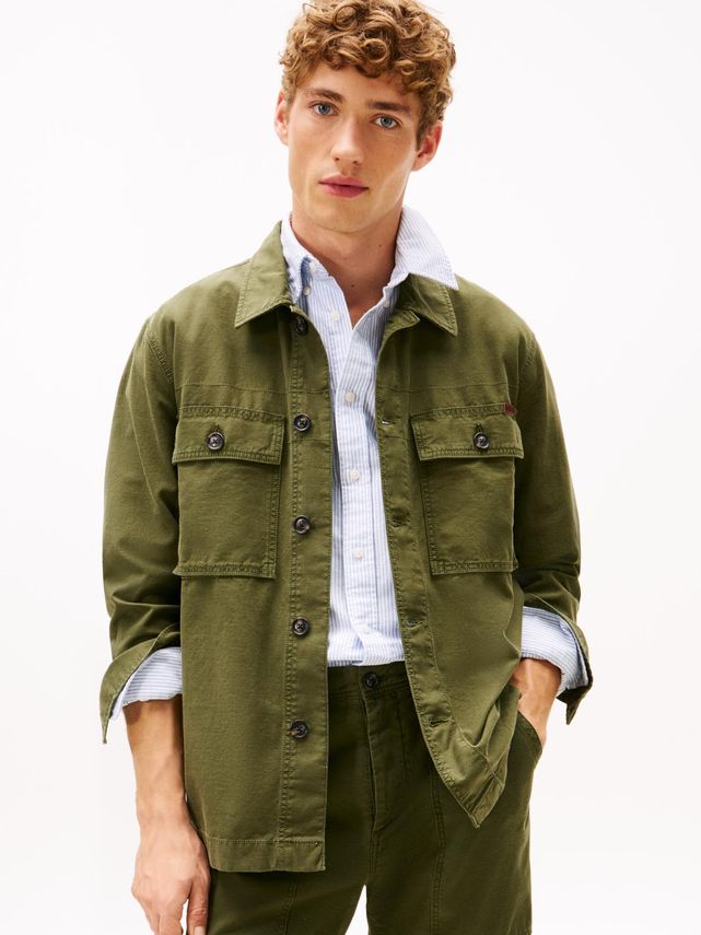 Gmd Utility Shirt Jacket fra Tommy Hilfiger