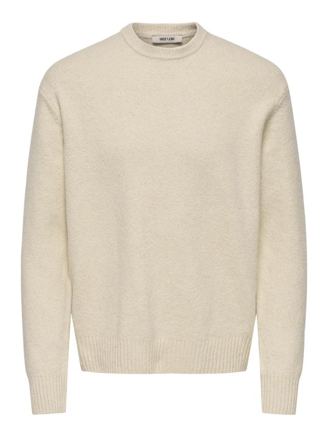 Onsjames Rlx Crew Knit Noos fra Only & Sons