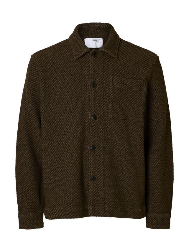 Slhregfred Structured Overshirt fra Selected
