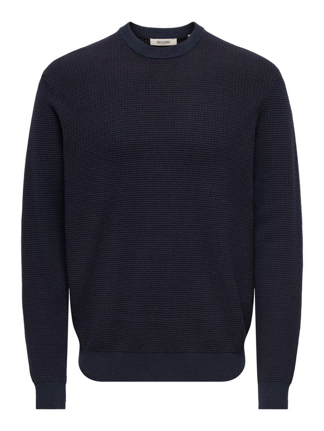 Onsdave Reg Ls Crew Neck Knit Noos fra Only & Sons