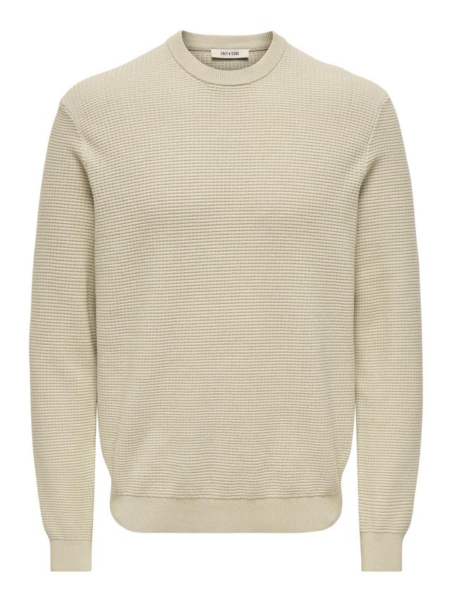 Onsdave Reg Ls Crew Neck Knit Noos fra Only & Sons