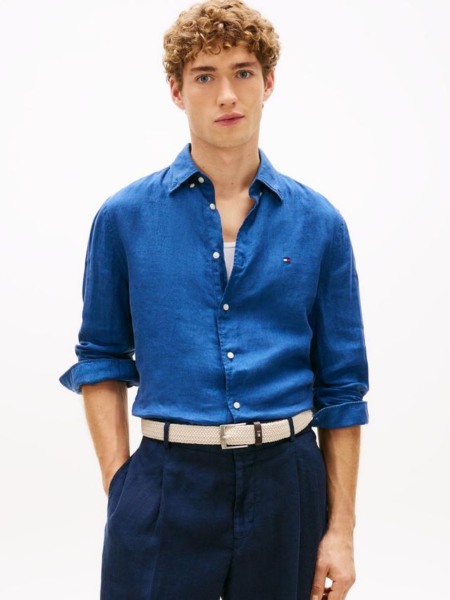 Pigment Dyed Li Solid Rf Shirt fra Tommy Hilfiger