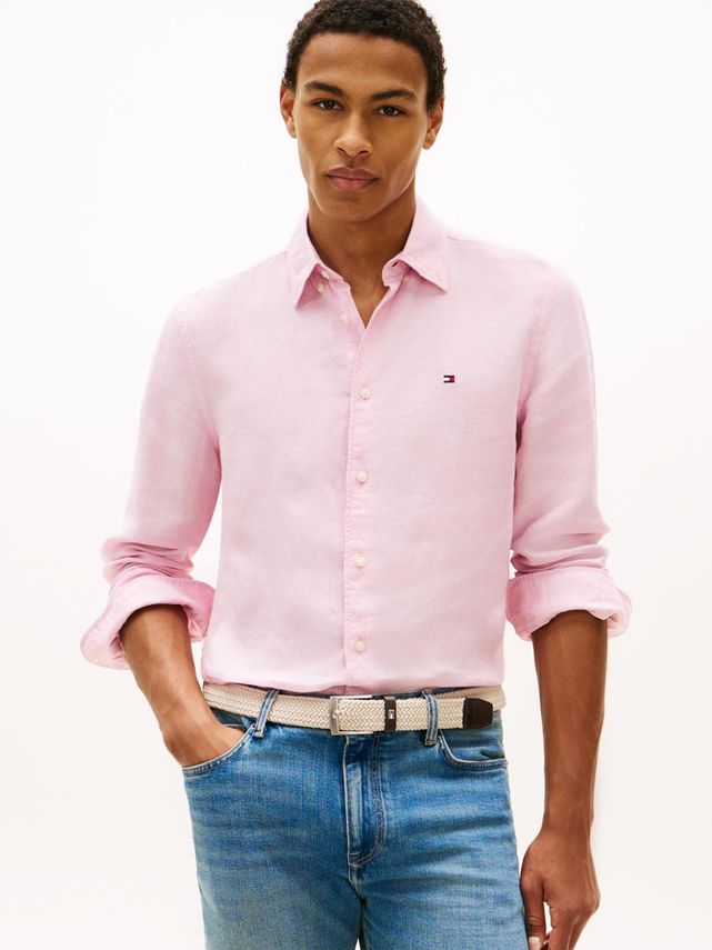 Pigment Dyed Li Solid Rf Shirt fra Tommy Hilfiger